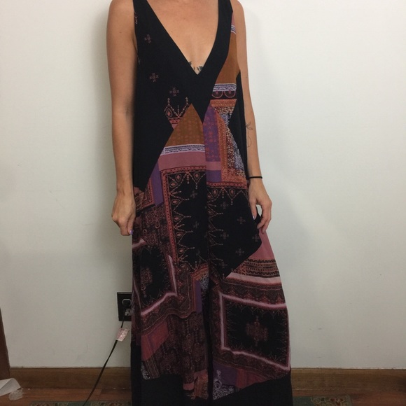 Free People Pants - SOLD FREE PEOPLE Wide Leg Boho Jumpsuit